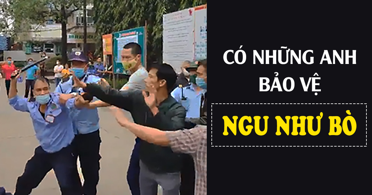 CÓ NHỮNG ANH BẢO VỆ NGU NHƯ BÒ