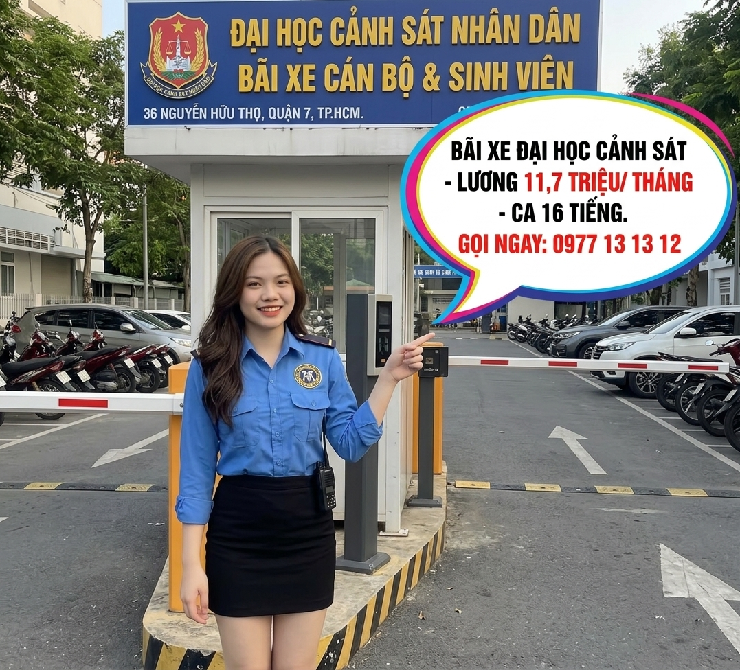 Bãi xe ĐH Cảnh Sát CS1