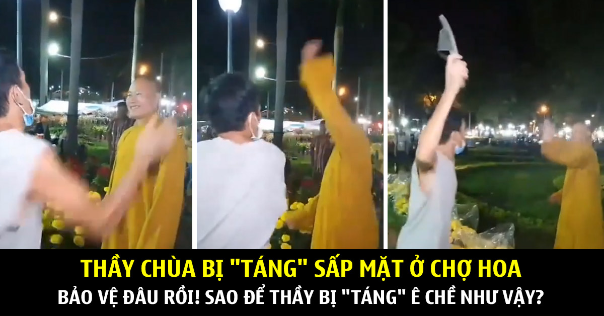Thầy chùa ăn thịt chó bị 