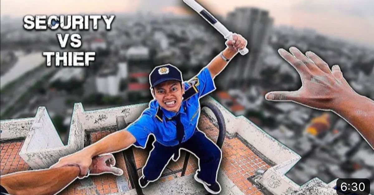 Kỹ năng truy đuổi cướp thượng thừa của anh bảo vệ và hành động đầy nhân văn